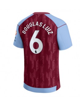 Aston Villa Douglas Luiz #6 Heimtrikot 2023-24 Kurzarm